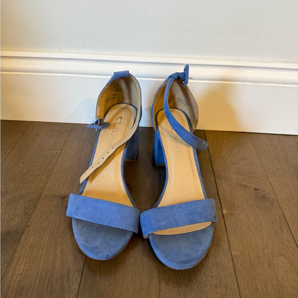 CL by Laundry Blue Heeled Sandals